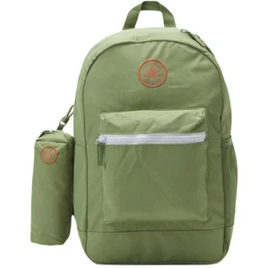 Rugzak Converse CONVERSE BACKPACK PENCIL CASE Groen pas cher