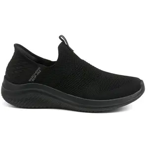 Skechers Ultra Flex 3.0 Femme Basket Sneaker, Bordure Tricotée noire,39 EU pas cher