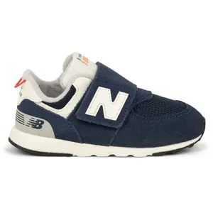 New Balance 574 New-b Hook & Loop Trainers Bleu EU 22 1/2 Garçon pas cher