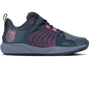 K-Swiss Sportschuhe Damen Tennisschuhe K Swiss Ultrashot Team Orion Blue 1385772 Rosa-40 pas cher