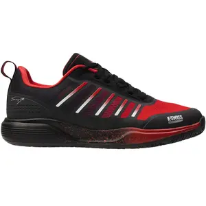 Comparateur de prix : K-Swiss Ultra Court Padel Heren Padelschoen - Rood|Zwart|Wit - Maat 44