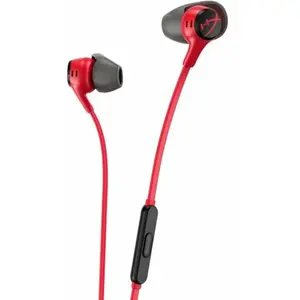 Headphones with Microphone Hyperx Earbuds II Red pas cher