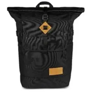 JanSport Hatchet Rolltop Backpack, Unisex, Zwart, Rugzak, maat: One si...
