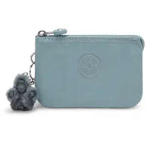 Kipling Pochette Creativity S Relaxed Grey Bleu Petit Femme 56% Recycled Polyamide, 44% Polyamide pas cher