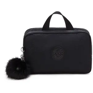 Kipling Accessoire De Voyage Jaconita Python Embossed Noir Standard Femme 60% Polyamide, 40% Recycled Polyamide