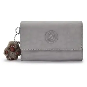 Kipling Portefeuille Pixi Cloudy Grey Gris Standard Femme 100% Polyami... pas cher