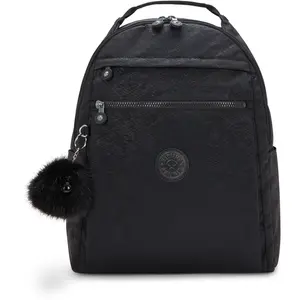 Kipling Sac À Dos Micah Python Embossed Noir Standard Femme 60% Polyamide, 40% Recycled Polyamide pas cher