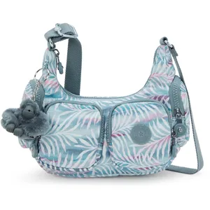 Kipling Sac Bandoulière Rikka Mini Palmtree Leaves Imprimé Petit Femme 100% Recycled Polyester pas cher