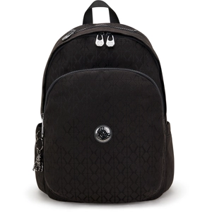 Kipling Sac À Dos Delia Black Sign Jacquard Noir Standard Femme 100% P... pas cher
