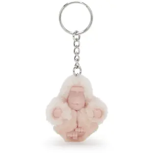 Kipling Singe/porte Clé Monkeyclip Xs Pink Shine Rose Petit Femme 72% Acrylic, 28% Polyester pas cher