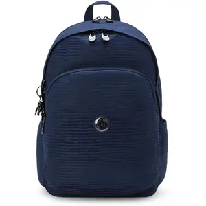 Kipling Sac À Dos Delia M Night Ocean Jacquard Bleu Grand Femme 100% P... pas cher