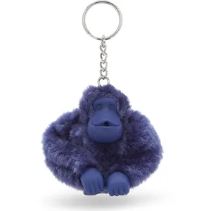 Kipling Singe/porte Clé Monkeyclip M Ocean Blue Bleu Standard Femme 72% Acrylic, 28% Polyester pas cher