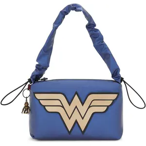 Kipling Sac D'épaule Eleni Wonder Blue Bleu Petit Femme 64% Polyamide,...