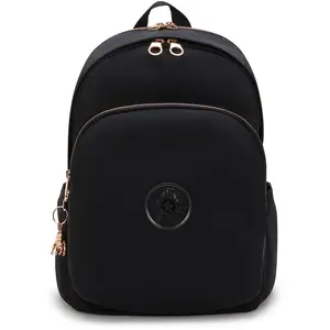 Kipling Sac À Dos Delia M Black Rose Spice Noir Grand Femme 100% Polya... pas cher