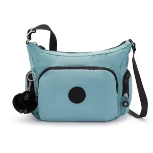 Kipling Sac Bandoulière Gabb S Muted Sage Combo Bleu Standard Femme 56% Recycled Polyamide, 44% Polyamide