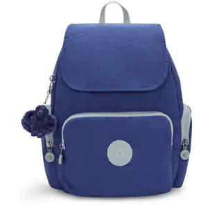 Kipling Sac À Dos City Zip S Bottle Blue Combo Bleu Petit Femme 56% Recycled Polyamide, 44% Polyamide pas cher