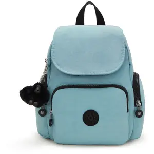 Kipling Sac À Dos City Zip Mini Muted Sage Combo Bleu Petit Femme 56% ... pas cher