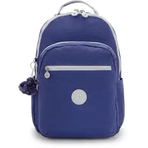 Kipling Sac À Dos Seoul Lap Bottle Blue Combo Bleu Grand Femme 56% Recycled Polyamide, 44% Polyamide