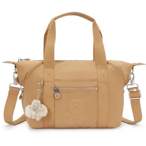 Kipling Sac D'épaule Art Mini Cookie Beige Petit Femme 56% Recycled Polyamide, 44% Polyamide pas cher