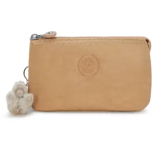 Kipling Pochette Creativity L Cookie Beige Grand Femme 56% Recycled Polyamide, 44% Polyamide