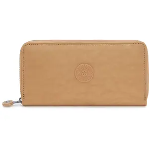 Kipling Portefeuille Money World Cookie Beige Grand Femme 56% Recycled...
