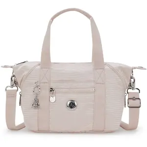 Kipling Sac D'épaule Art Mini Pink Pearl Jacquard Rose Petit Femme 100% Polyester