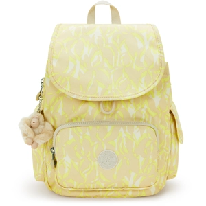 Kipling Sac À Dos City Pack S Palm Mood Sun Imprimé Petit Femme 100% Recycled Polyester pas cher