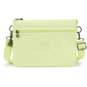 Kipling Sac Bandoulière Riri L Zip Bright Sun Glam Jaune Standard Femme 70% Polyamide, 30% Polyurethane