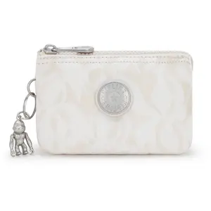 Kipling Pochette Creativity S Palm Beige Jacquard Imprimé Petit Femme 100% Polyester