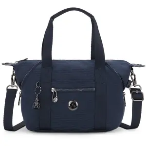 Kipling Sac D'épaule Art Mini Night Ocean Jacquard Bleu Petit Femme 100% Polyester pas cher