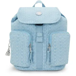 Kipling Sac À Dos Anto S Light Denim Jq Imprimé Petit Femme 100% Cotton pas cher