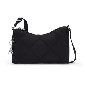 Kipling Sac D'épaule Ayda Up Cosmic Black Quilt Noir Petit Femme 100% Polyamide
