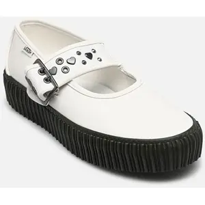 Chaussure Vans Modèle Mary Jane Creeper Love - Coleur Blanc pas cher