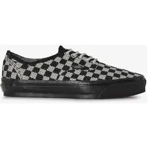 Baskets basses Vans LX Authentic 44 EK Punk Check BLACK/MARSHMALLOW solde femme pas cher