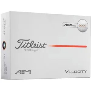 Titleist Velocity AIM Golfballen Wit 2026Vendu parbol