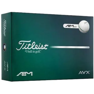 Titleist AVX AIM Golfballen Wit 2026Vendu parbol