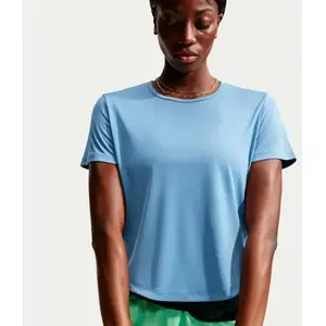 Nike Tempo Dames Hardloopshirt Hq0648-486 - Kleur Blauw - Maat L pas cher