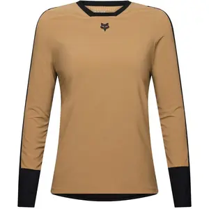 Fox, Femmes, Maillot de cyclisme, W Defend LS Thermal Jersey (L), Marron, L pas cher