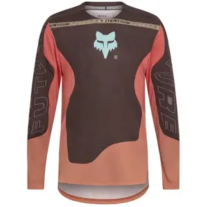 Fox, Hommes, Maillot de cyclisme, Flexair LS Jersey Elevated (M), Marron, M pas cher