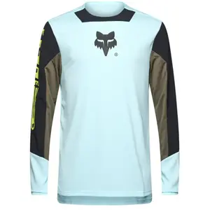 Fox, Hommes, Maillot de cyclisme, Defend LS Jersey Elevated (L), Bleu,... pas cher
