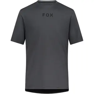 Fox, Hommes, Maillot de cyclisme, Ranger SS Jersey Wordmark (S), Gris, S pas cher