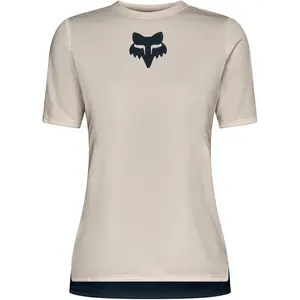 Fox, Femmes, Maillot de cyclisme, W Ranger SS Jersey Head (S), Gris, Beige, S