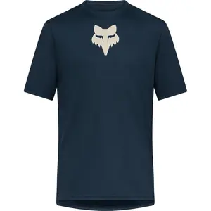Fox, Hommes, Maillot de cyclisme, Ranger SS Jersey Head (L), Bleu, L pas cher