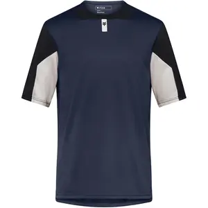 Fox, Hommes, Maillot de cyclisme, Defend SS Jersey (S), Bleu, S pas cher