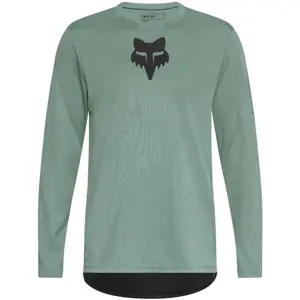 Fox, Hommes, Maillot de cyclisme, Ranger LS Jersey Head (L), Vert, L pas cher