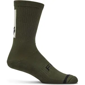 Fox, Unisexe, Chaussettes de sport, 8" Defend Sock (43 - 45), Vert pas cher