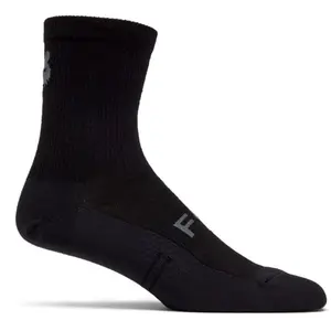 Fox, Unisexe, Chaussettes de sport, 6" Flexair Merino Sock (S/M), Noir