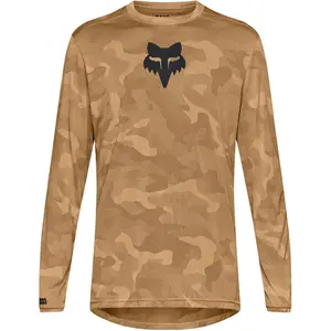 Fox, Hommes, Maillot de cyclisme, Ranger Tru Dri LS Jersey (S), Marron, S
