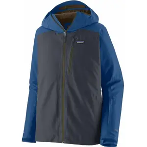 Veste imperméable isolée Patagonia Powder Town Bleu L pas cher