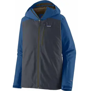 Veste imperméable isolée Patagonia Powder Town Bleu M pas cher